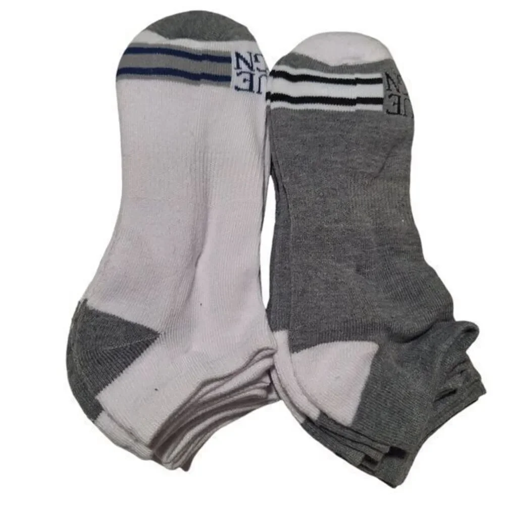 True‎ Religion Men's Low Cut Socks 12 Pack Size 10-13 Cushioned Gray White-NEW